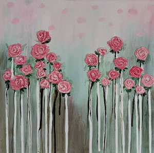 40 × 40, Acryl, Strukturpaste, Bildnummer 22