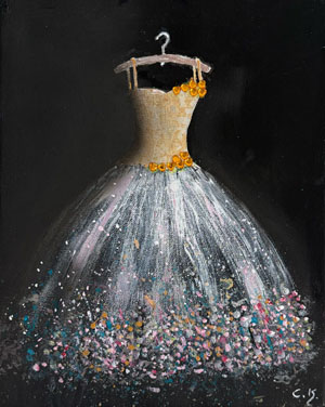 24 × 30 cm, Acryl, Glitzersteine, Bildnummer 27