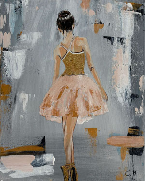 24 × 30 cm, Acryl, Glitzer, Glitzersteine, Bildnummer 30