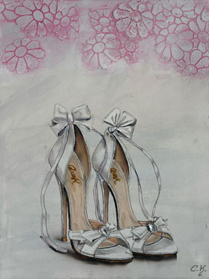 30 × 40 cm, Strukturpaste, Glitzersteine, Bildnummer 36