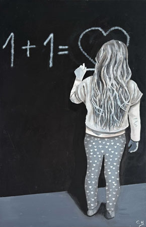 50 × 80 cm, Acryl, Bildnummer 42