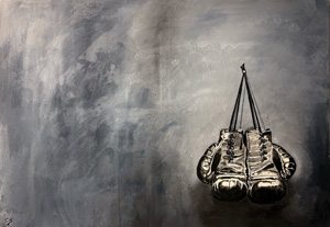 70 x 100 cm, Acryl, Strukturpaste, Bildnummer 93