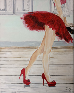 24x30 cm, Acryl, Strukturpaste, Bildnummer 94