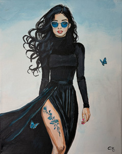 24x30 cm, Acryl, Bildnummer 93 (Acryl)