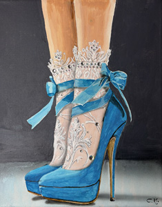 24x30cm, Acryl, Glitzerdteine, Bildnummer 92