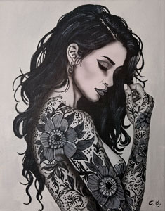 24x30 cm, Acryl, Bildnummer 103